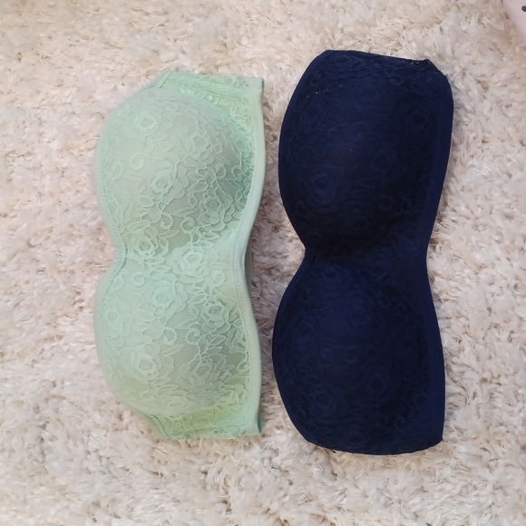 PINK Victoria's Secret Other - Victoria secret Pink strapless bra XS set